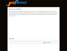 Tablet Screenshot of jetproxy.com